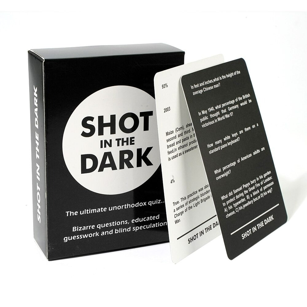 Shot in the Dark Card Game Shot in the Dark Card Game